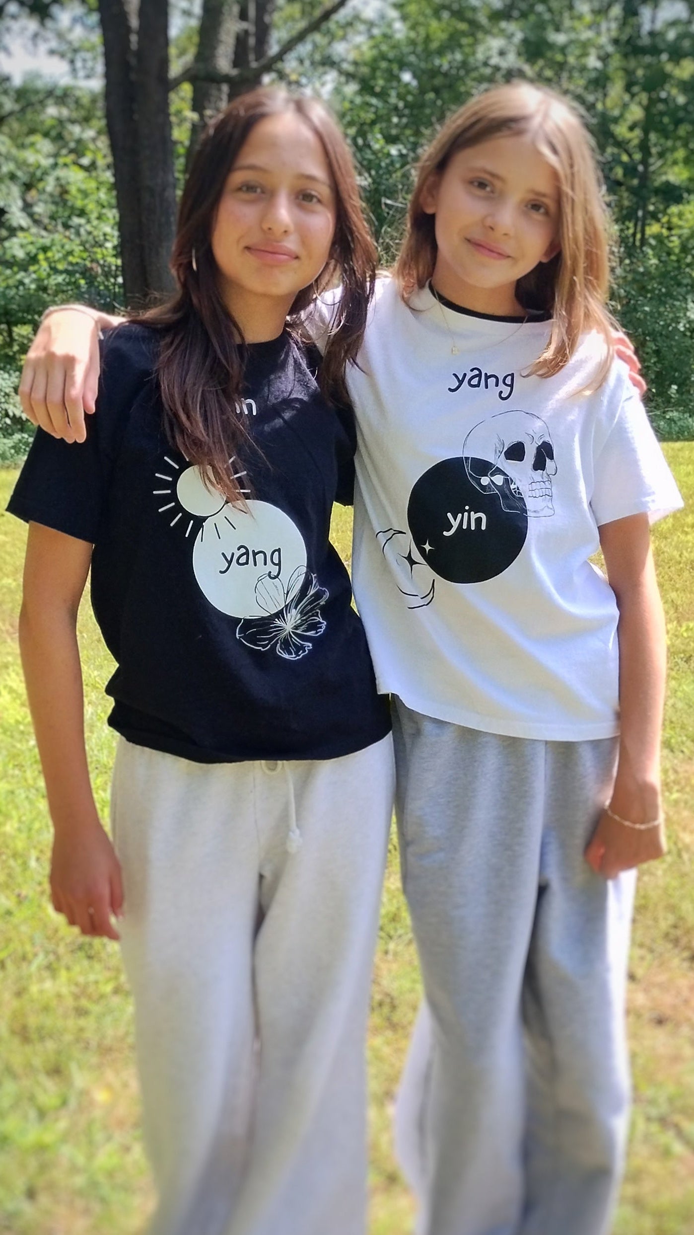 Yin & Yang Matching Graphic Tee Pack